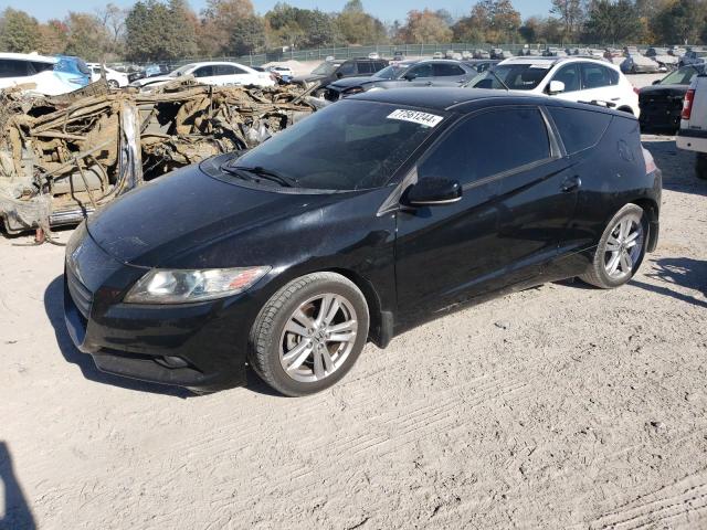 HONDA CR-Z EX 2011 black  hybrid engine JHMZF1C60BS002199 photo #1