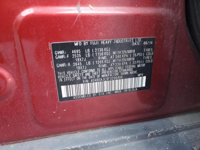 2015 SUBARU OUTBACK 2. - 4S4BSAJC9F3206406