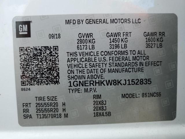 2019 CHEVROLET TRAVERSE L - 1GNERHKW8KJ152835