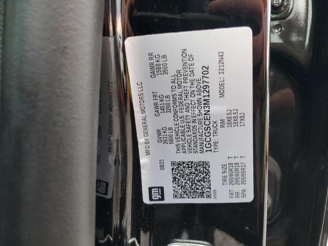 2021 CHEVROLET COLORADO L - 1GCGSCEN3M1297702