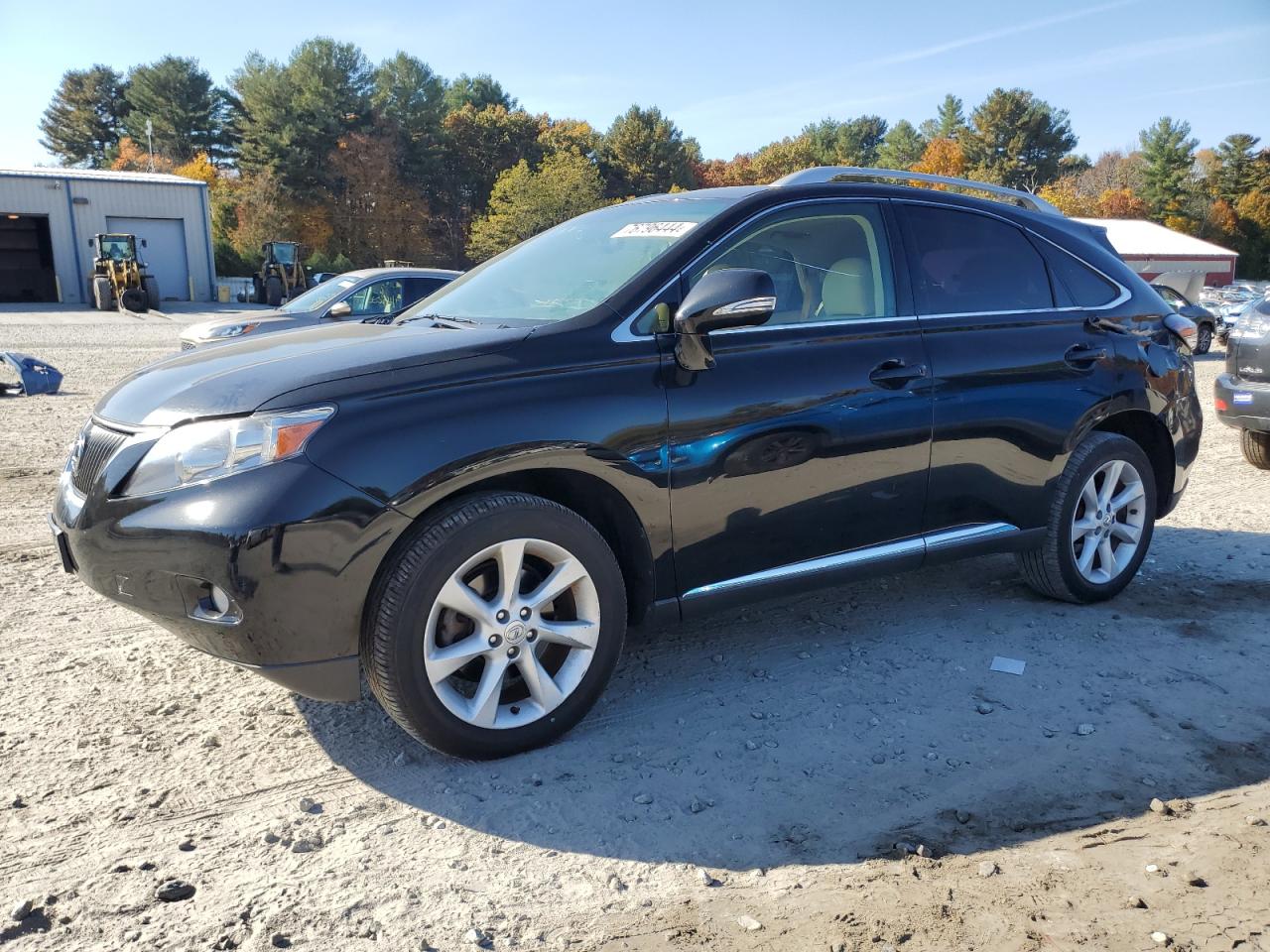 LEXUS RX 350 2012 black  gas 2T2BK1BA7CC145802 photo #1