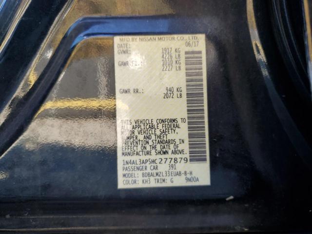 2017 NISSAN ALTIMA 2.5 - 1N4AL3AP5HC277879