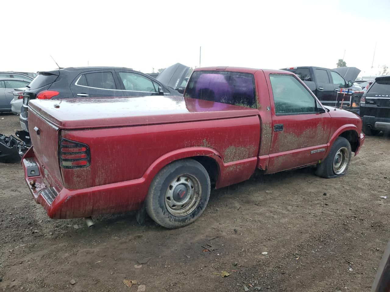 GMC SONOMA 1996 red  gas 1GTCS1449TK529272 photo #4