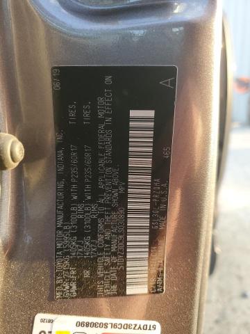2020 TOYOTA SIENNA XLE - 5TDYZ3DC9LS030890