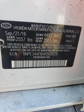 2017 HYUNDAI SONATA SPO - 5NPE34AF6HH502629