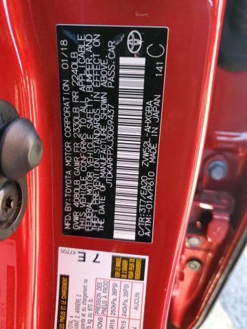 2018 TOYOTA PRIUS PRIM - JTDKARFPXJ3069437