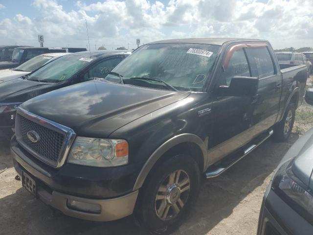 FORD F150 SUPER 2005 black  gas 1FTPW14595FB73884 photo #1