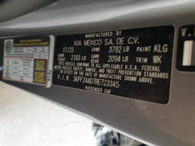2024 KIA FORTE LX - 3KPF24AD7RE723345