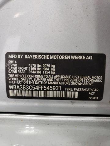 VIN WBA3B3C54FF545931 2015 BMW 3 SERIES no.13