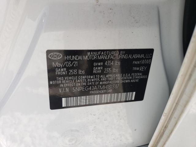 2021 HYUNDAI SONATA SE - 5NPEG4JA7MH131337