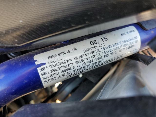 2016 YAMAHA FZ07 JYARM06E0GA006198