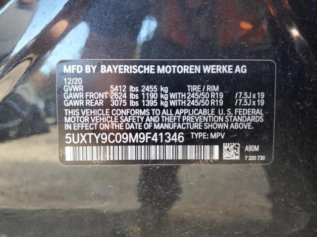 2021 BMW X3 XDRIVEM - 5UXTY9C09M9F41346