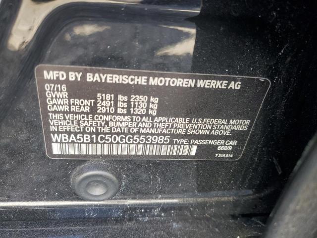 2016 BMW 535 I - WBA5B1C50GG553985