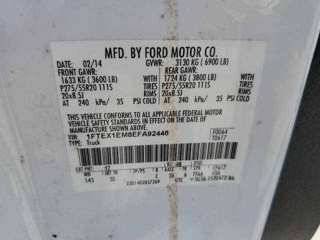 VIN 1FTEX1EM8EFA92448 2014 Ford F-150, Super Cab no.13