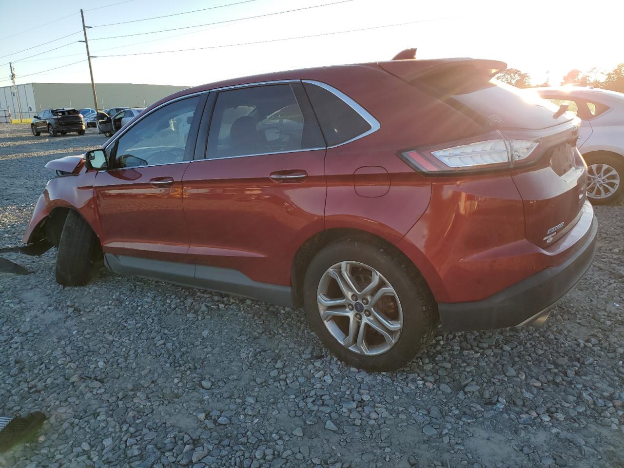 Lot #2938124935 2018 FORD EDGE TITAN