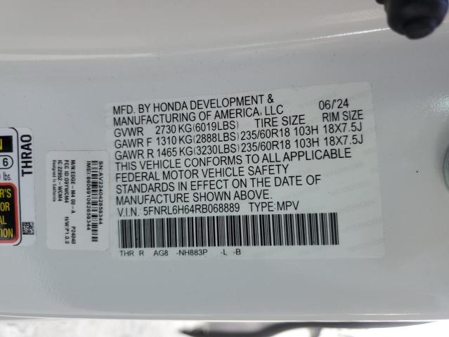 2024 HONDA ODYSSEY EX - 5FNRL6H64RB068889