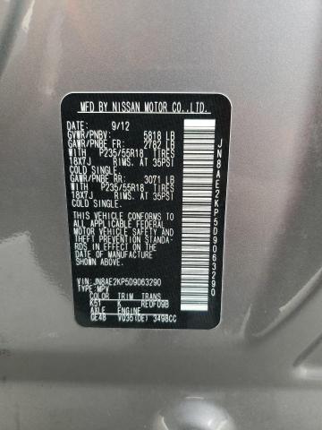 VIN JN8AE2KP5D9063290 2013 Nissan Quest, S no.13