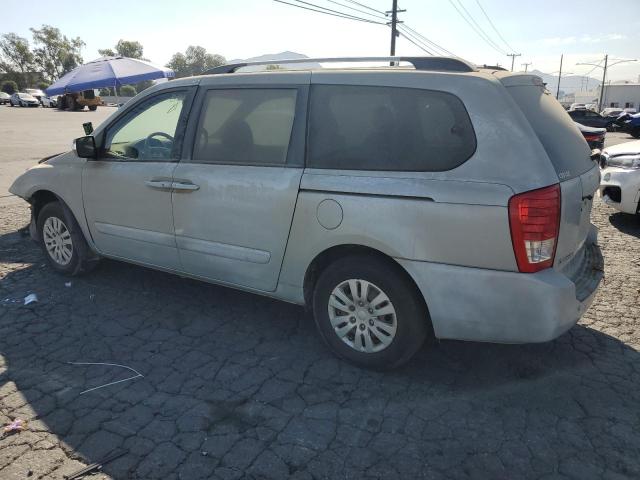 KIA SEDONA LX 2014 silver  gas KNDMG4C72E6538894 photo #3