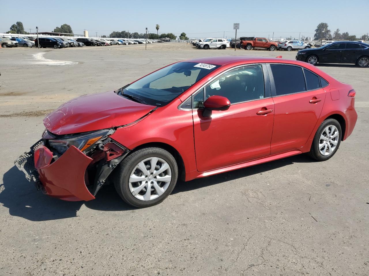 Lot #3024132874 2020 TOYOTA COROLLA LE