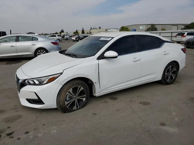 NISSAN SENTRA SV 2023 white  gas 3N1AB8CV0PY241631 photo #1