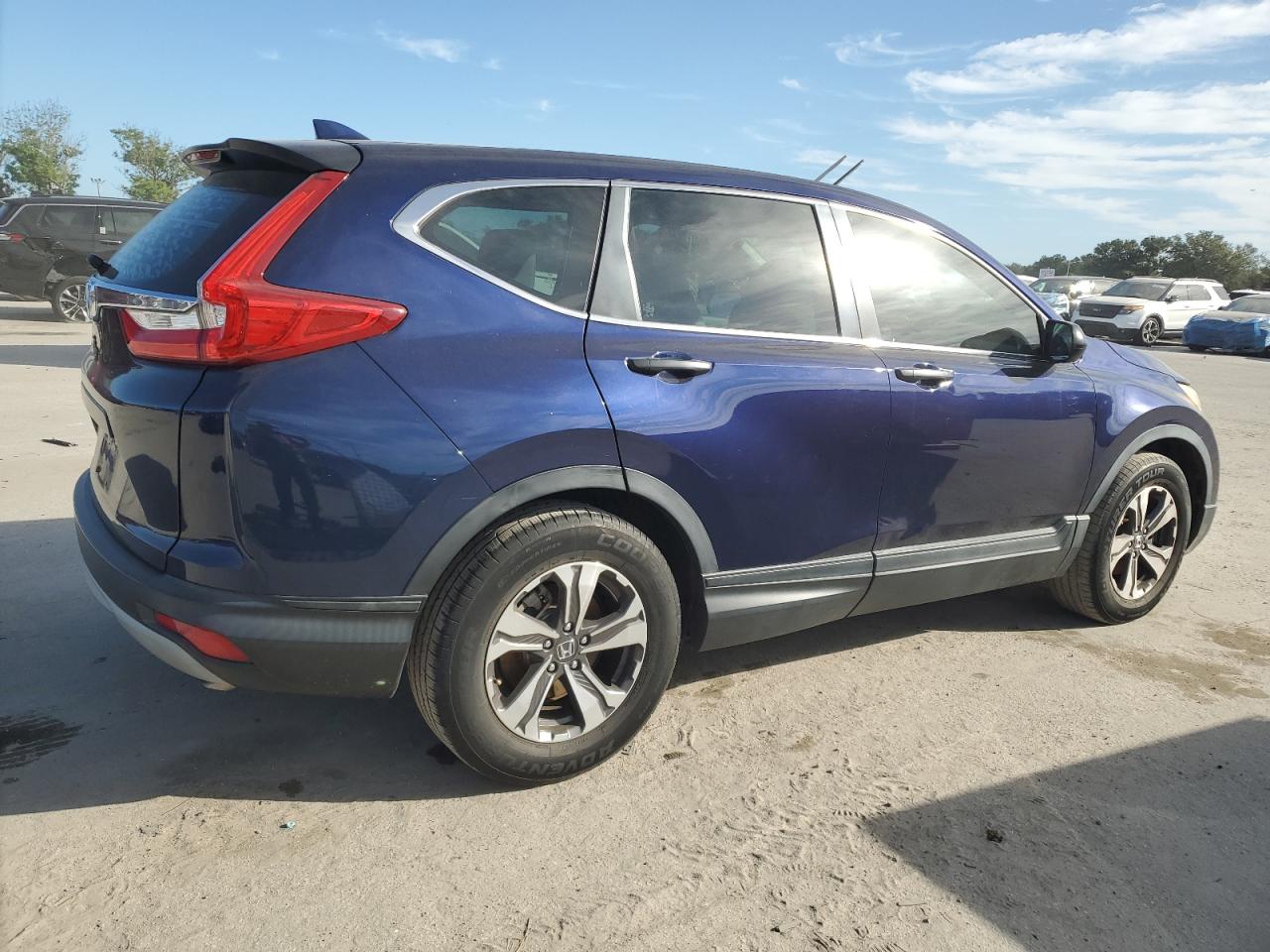 HONDA CR-V LX 2017 blue  gas 7FARW5H35HE004693 photo #4