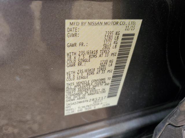 2015 NISSAN MURANO S - 5N1AZ2MH4FN285217