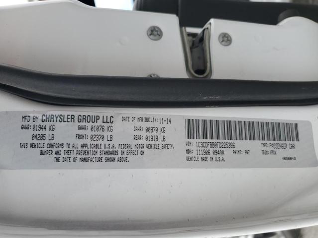 2015 DODGE DART SXT - 1C3CDFBB0FD225396