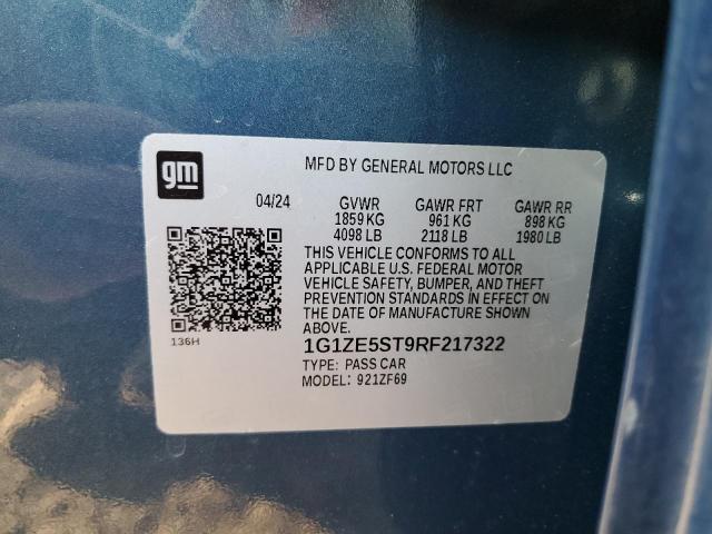 2024 CHEVROLET MALIBU PRE - 1G1ZE5ST9RF217322