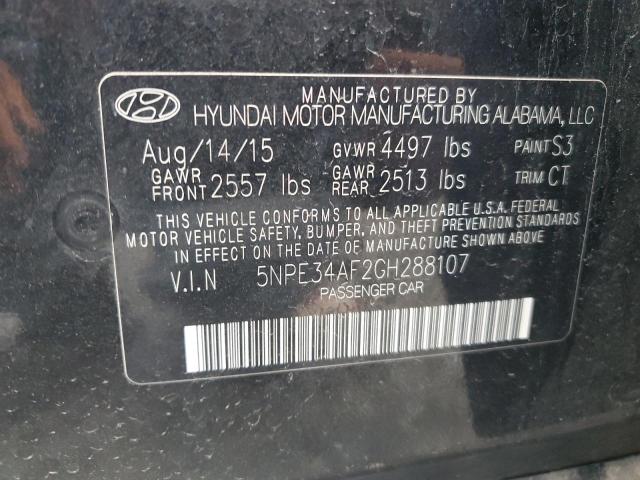 2016 HYUNDAI SONATA SPO - 5NPE34AF2GH288107