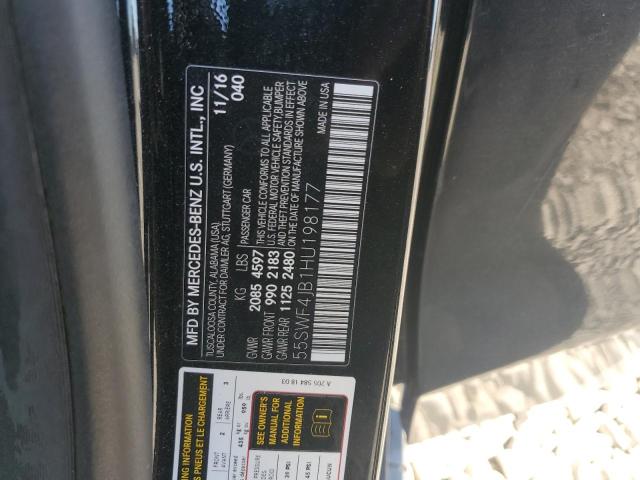 2017 MERCEDES-BENZ C 300 - 55SWF4JB1HU198177