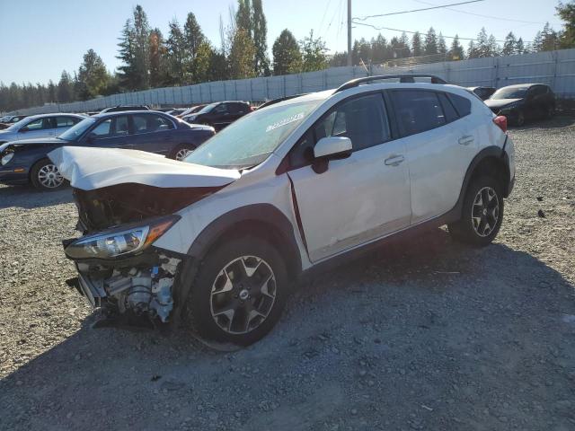 SUBARU CROSSTREK 2018 white  gas JF2GTADC1JH215021 photo #1