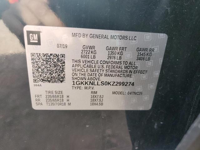 2019 GMC ACADIA SLE - 1GKKNLLS0KZ299274