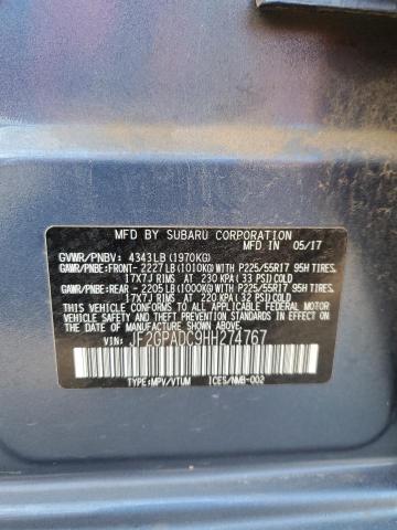 2017 SUBARU CROSSTREK - JF2GPADC9HH274767