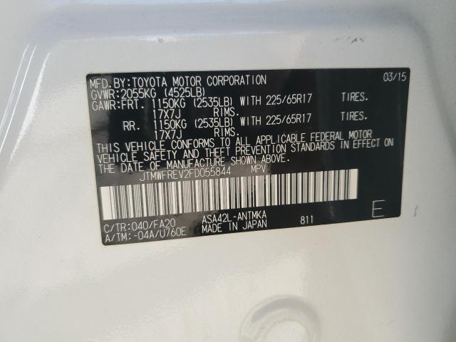 2015 TOYOTA RAV4 XLE - JTMWFREV2FD055844