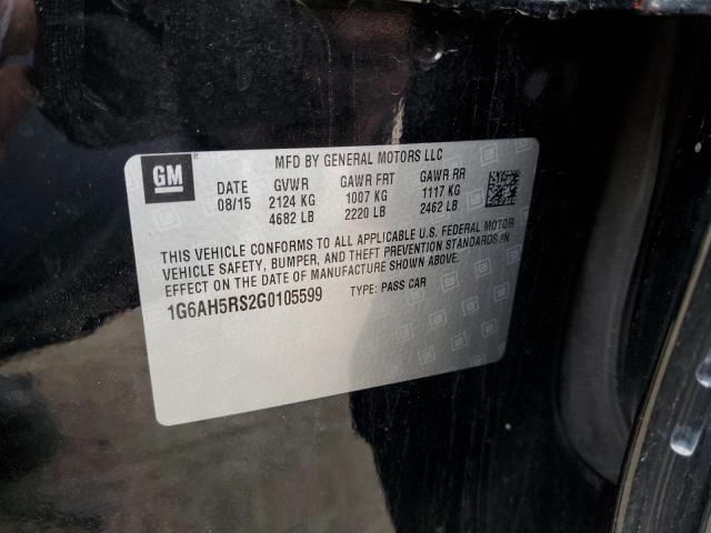 2016 CADILLAC ATS LUXURY - 1G6AH5RS2G0105599