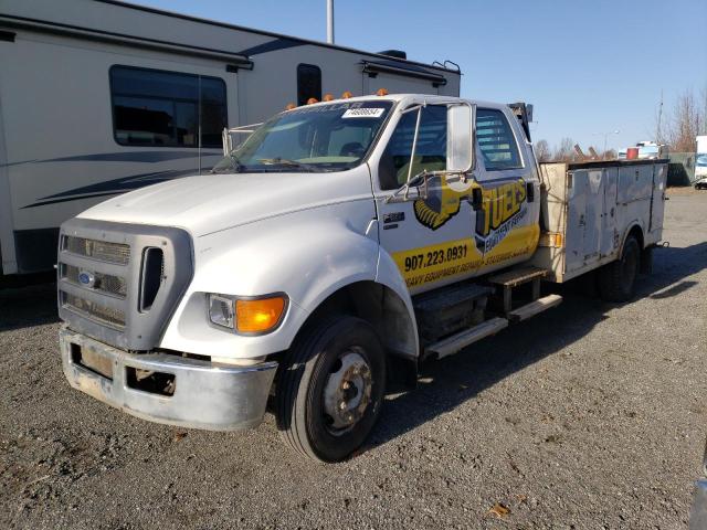 FORD F650 SUPER 2004 white conventi diesel 3FRNW65R14V654892 photo #1