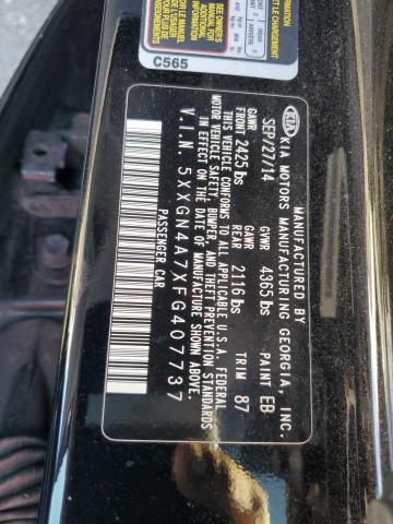 2015 KIA OPTIMA EX - 5XXGN4A7XFG407737