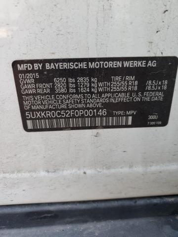 2015 BMW X5 XDRIVE3 - 5UXKR0C52F0P00146