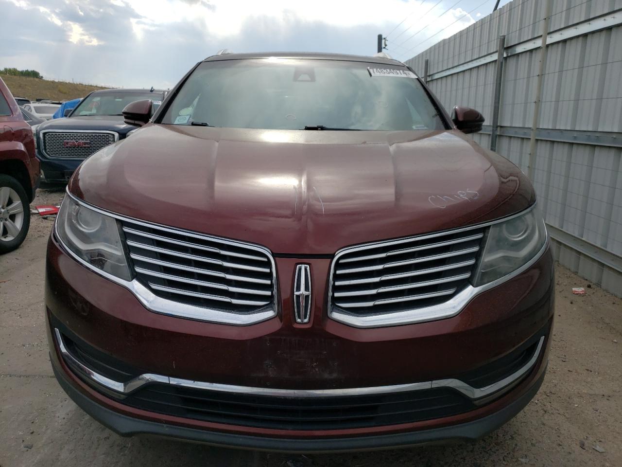 Lot #2938411637 2016 LINCOLN MKX RESERV