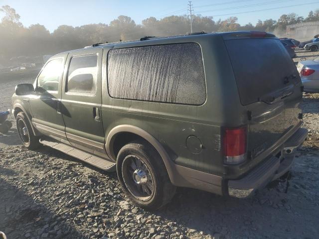 FORD EXCURSION 2001 green  gas 1FMNU42L91EA78236 photo #3