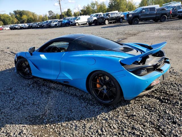 MCLAREN AUTOMOTIVE 720S 2018 blue  gas SBM14DCA4JW001162 photo #3