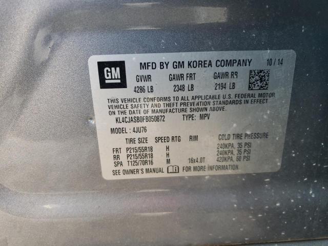 2015 BUICK ENCORE - KL4CJASB0FB050872