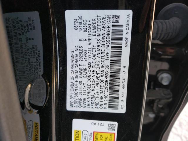 2024 HONDA CIVIC LX - 2HGFE2F23RH593136