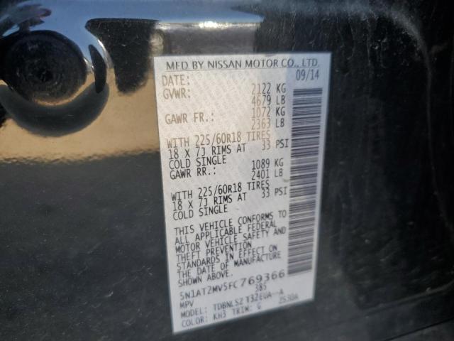 2015 NISSAN ROGUE S 5N1AT2MV5FC769366