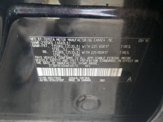 2017 TOYOTA RAV4 LE - 2T3BFREV0HW546515