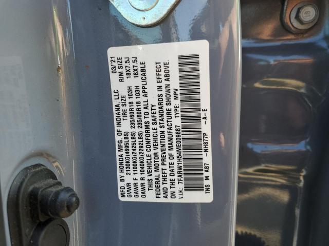 VIN 7FARW1H54ME009887 2021 Honda CR-V, EX no.13