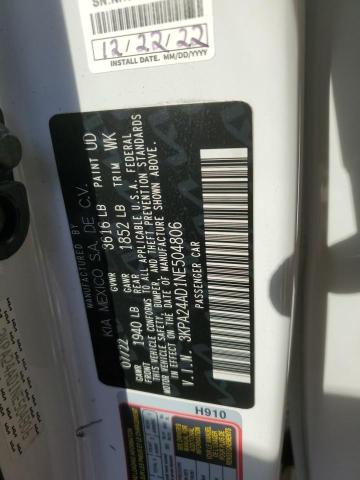 2022 KIA RIO LX - 3KPA24AD1NE504806