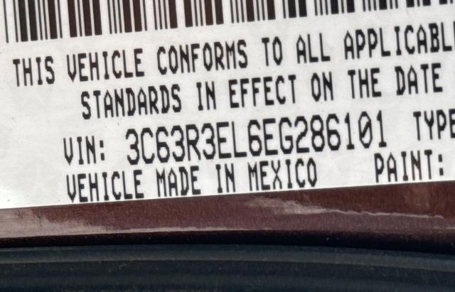 VIN 3C63R3EL6EG286101 2014 RAM 3500, Laramie no.10