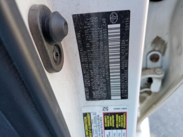 2019 TOYOTA CAMRY L - 4T1B11HK7KU825428