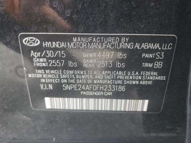 2015 HYUNDAI SONATA SE - 5NPE24AF0FH233186